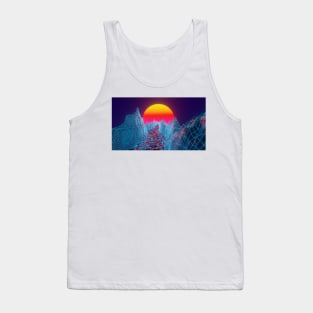 Canyon and river at sunset Tank Top